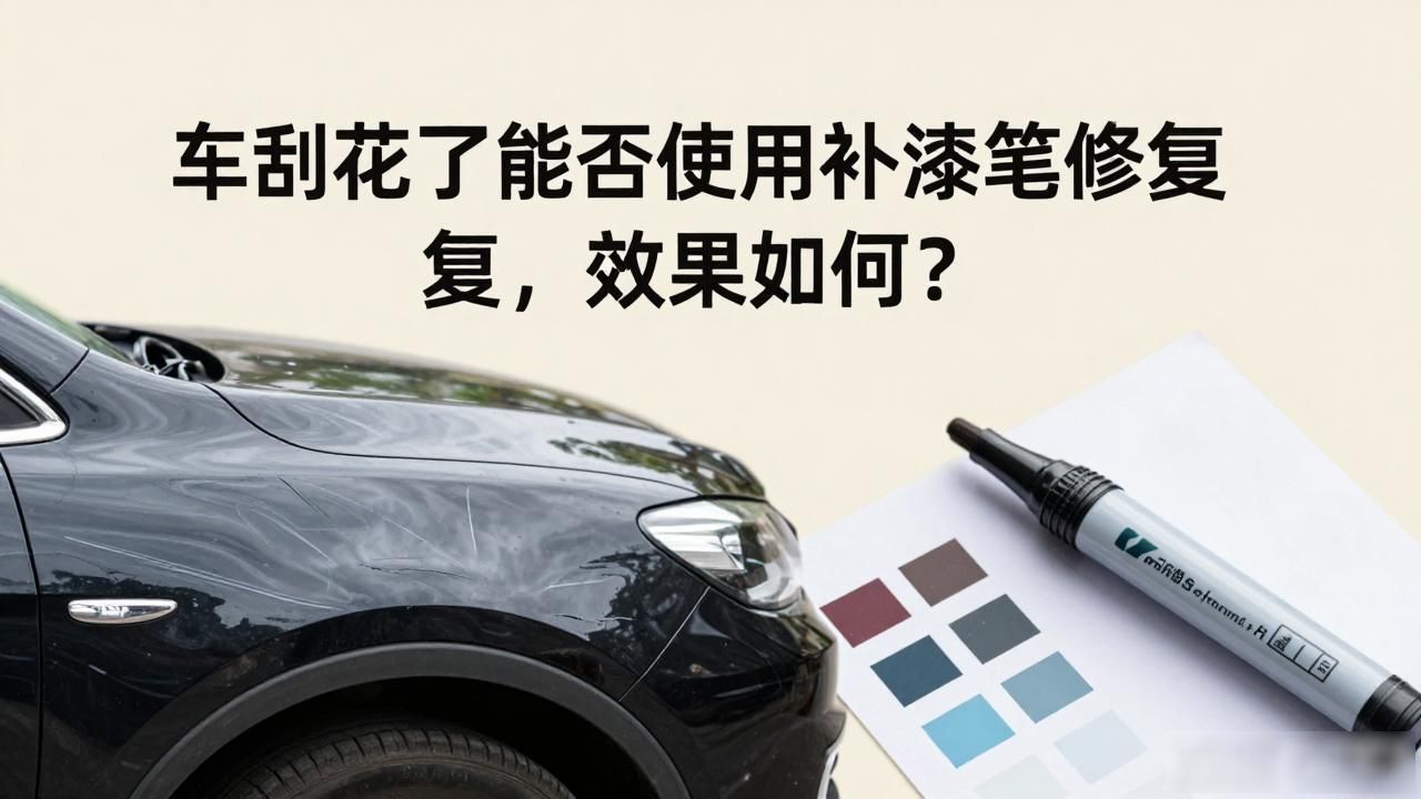 车刮花了能否使用补漆笔修复,效果如何?(图1)