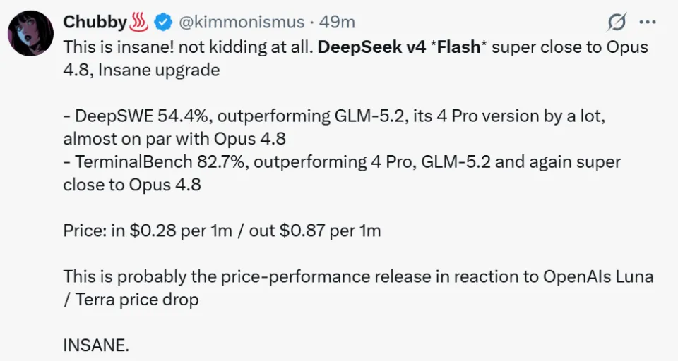 DeepSeek-V4-Flash正式版来了！(图3)