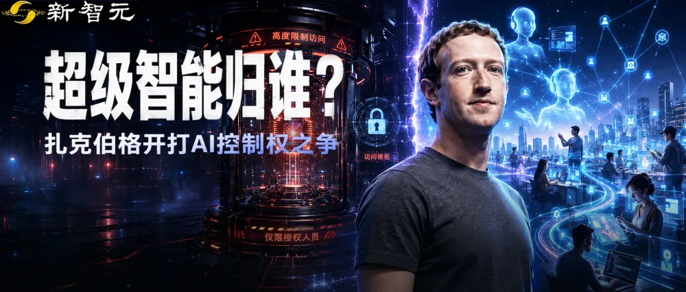小扎炮轰AI末日论！超级智能要人人可用，少数人控制才危险(图1)