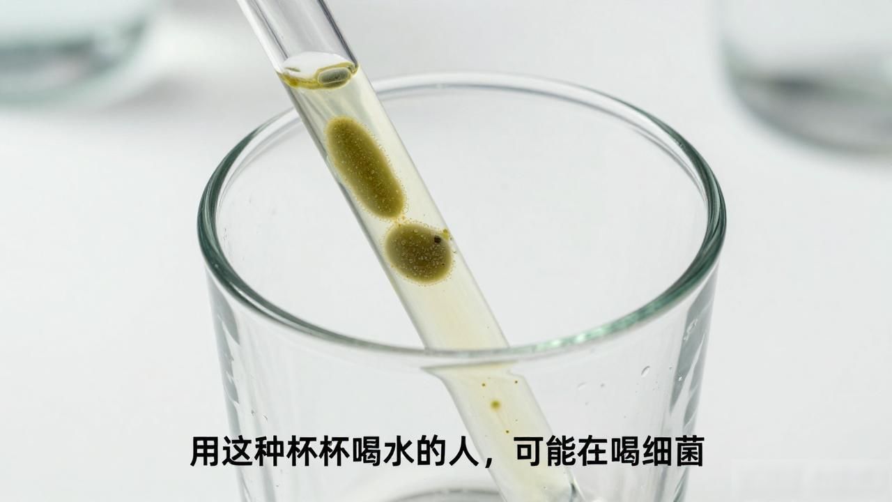 用这种杯子喝水的人，可能在喝细菌！