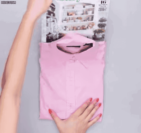 【实用】冬天的厚衣服这样收，不回潮，无折痕，省了3个大衣柜！(图19)