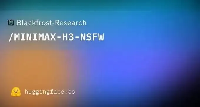 MiniMax H3公开权重了：视频、声音、动作，终于能放进
