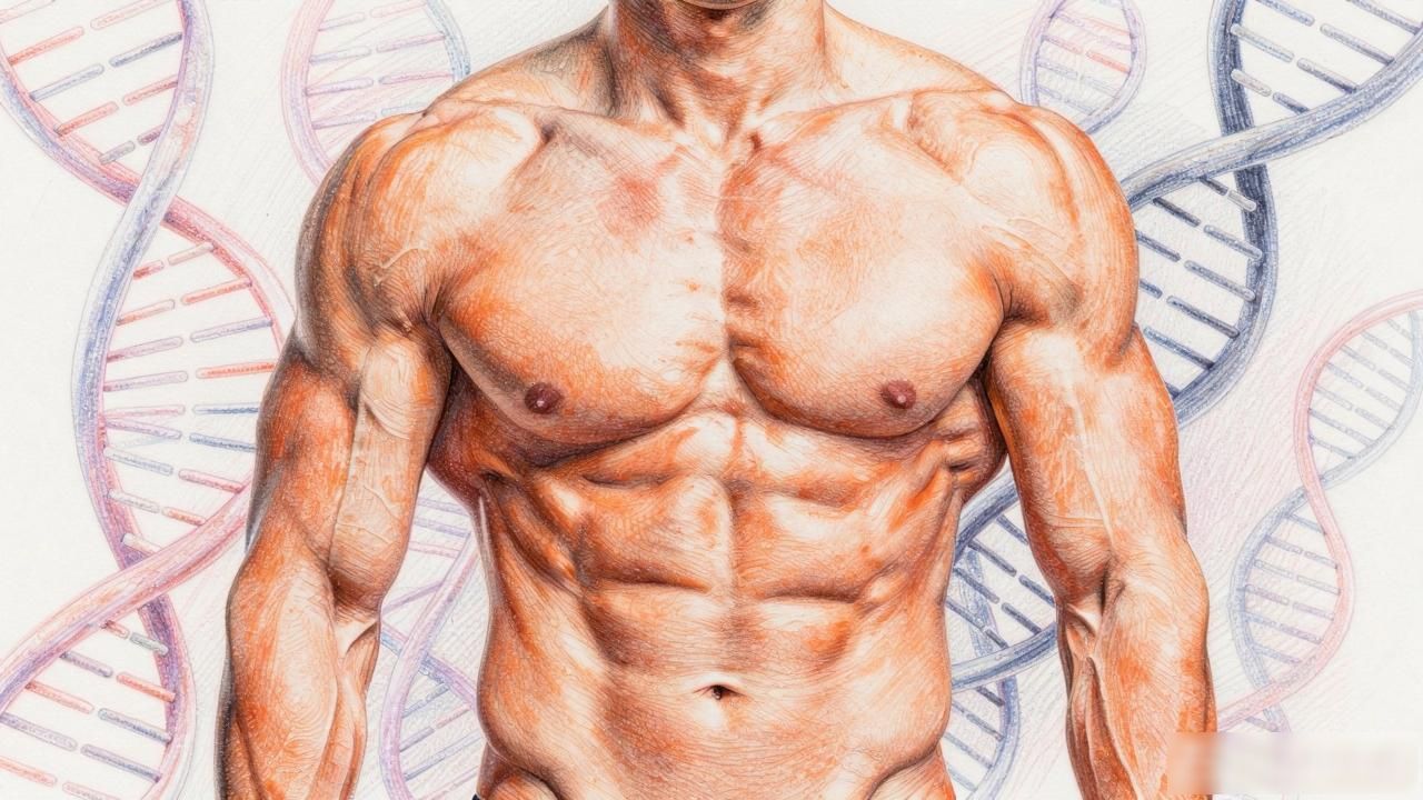 肌肉多、腹部脂肪少、患病风险低 携带这种基因突变的人“有福”