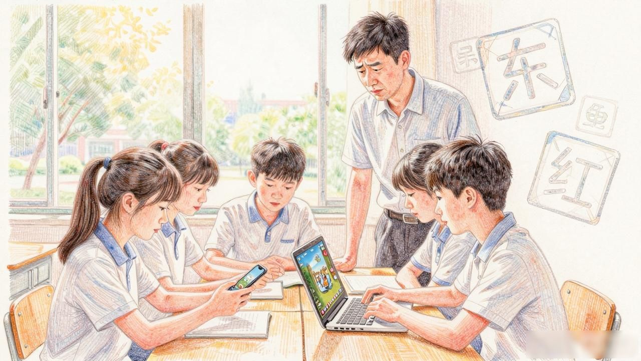 调查显示短视频和网游成中小学生暑期消时“两件套”