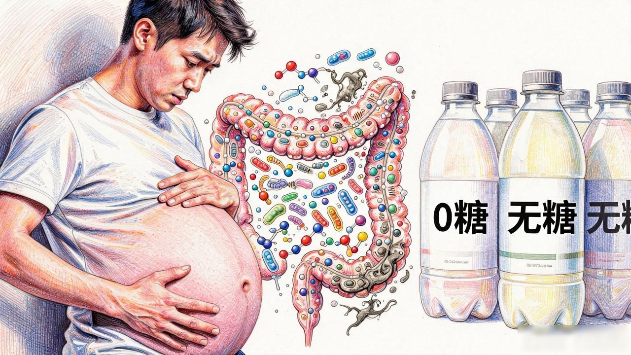 小伙改喝“0糖”“无糖”饮料一年多 体重不减反增，血脂升高(图1)