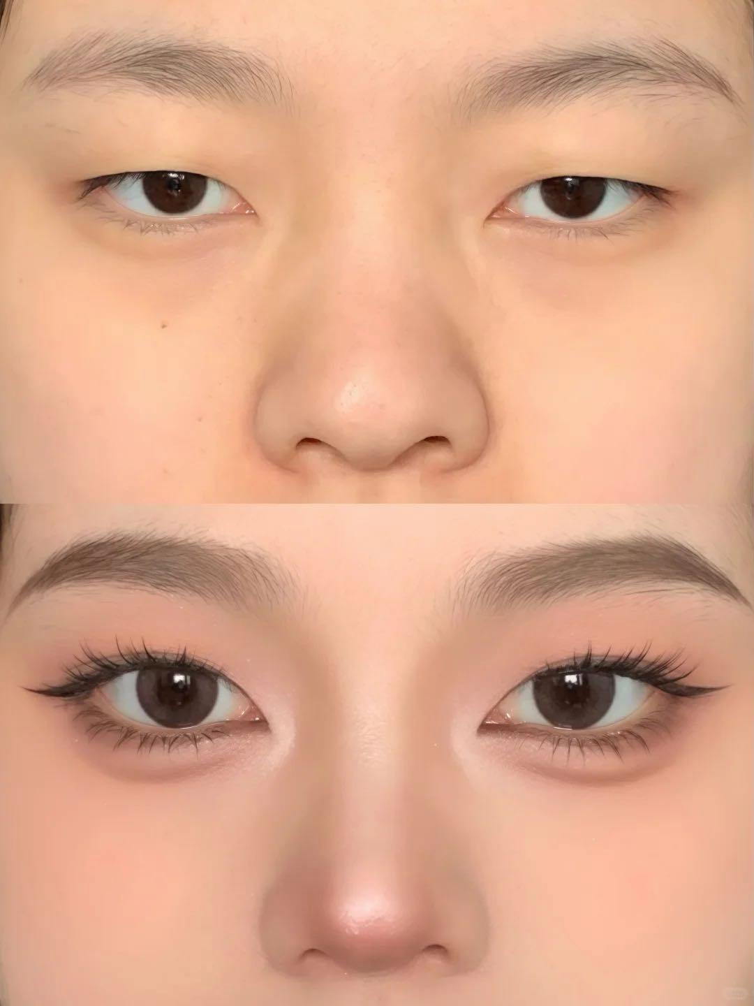 眼妆干货|双眼皮、肿眼泡分别怎么画?适配妆容+避坑技巧,新手必看(图4)