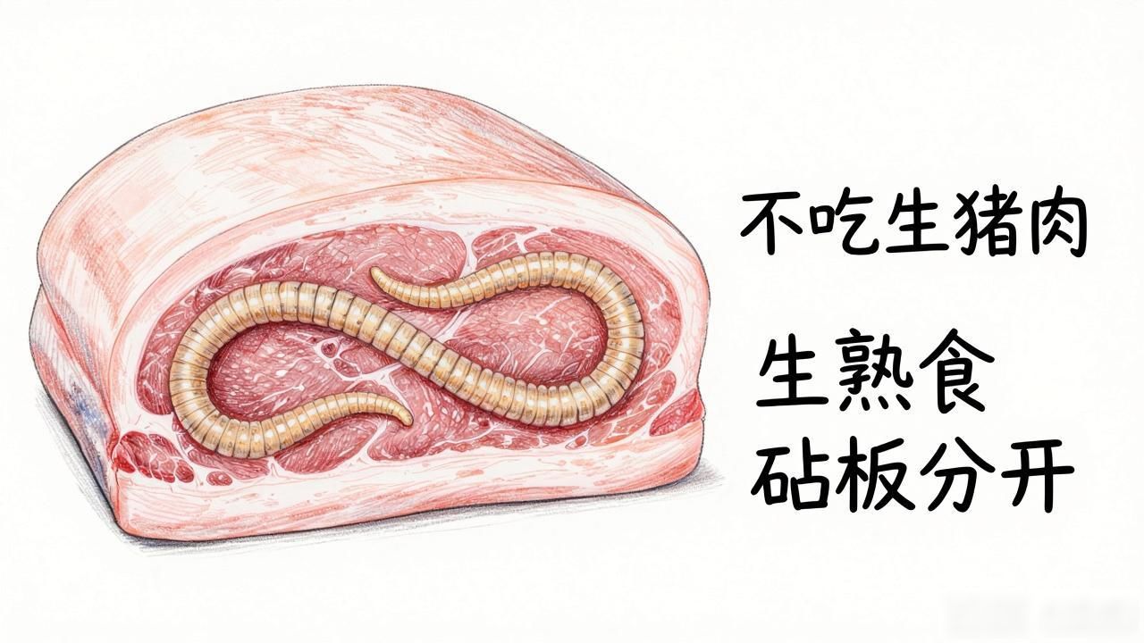 体内寄生虫原来是从这里来的
