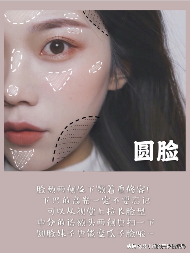 分分钟修出小脸，适合不同脸型的修容技巧！纯干货(图4)