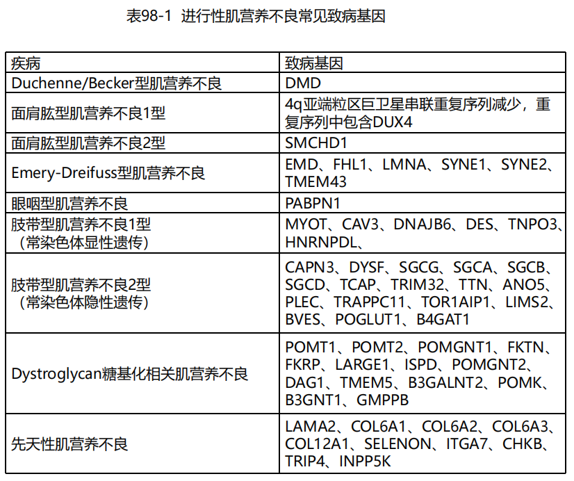 进行性肌营养不良
