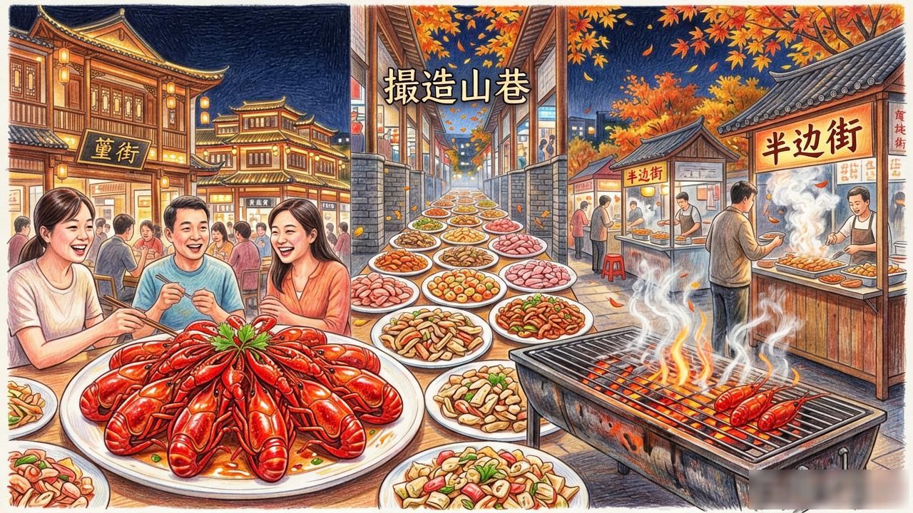 罍街、半边街、撮造山巷……合肥美食地标大公开