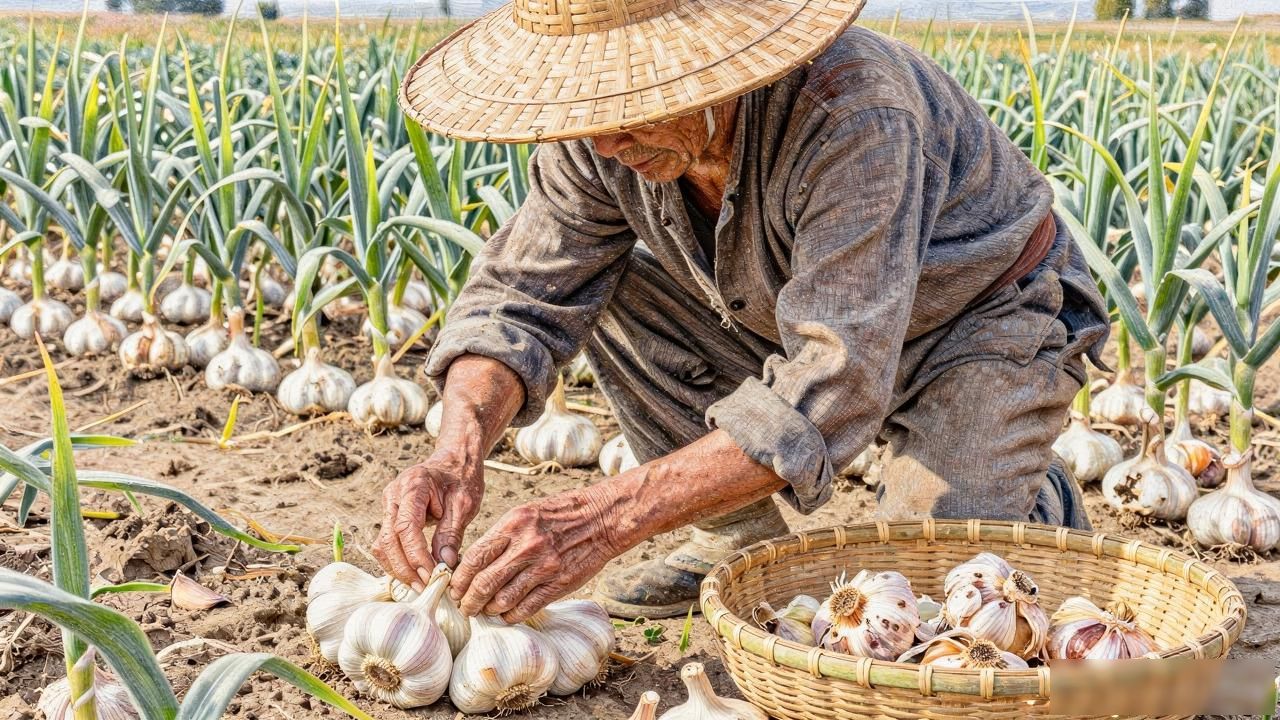 大蒜高产有门道，四字口诀是个宝