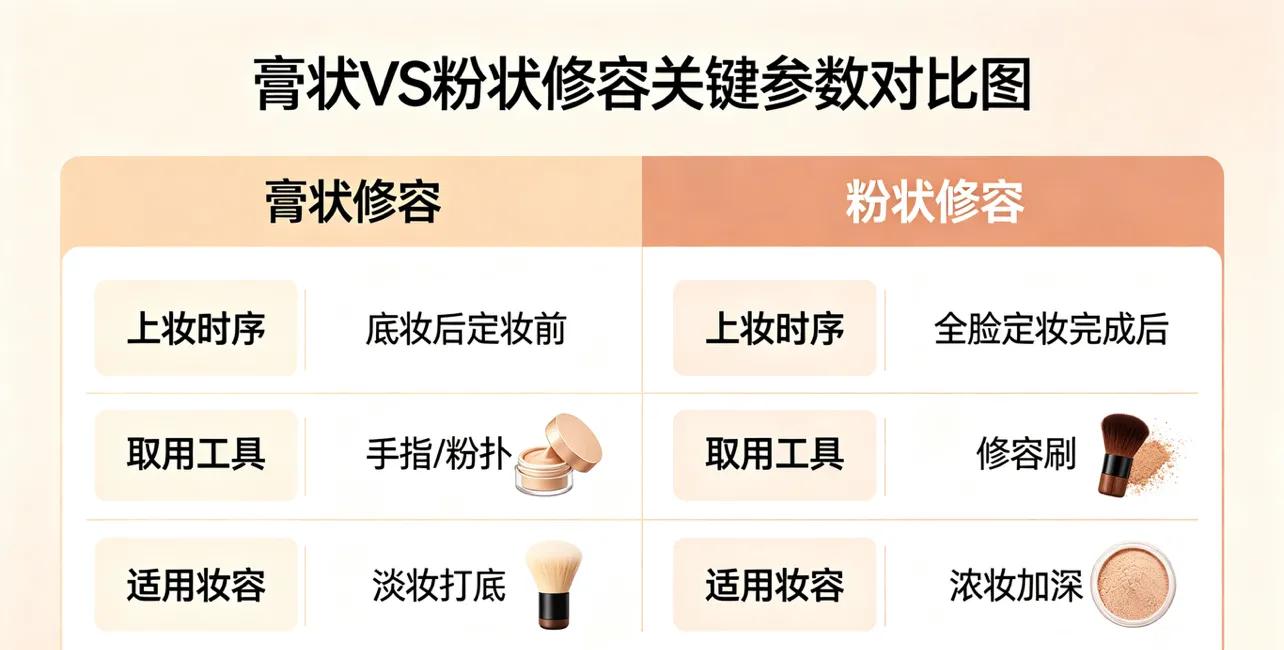 鼻影总结块晕不开？避开3个误区，膏粉修容一步画自然(图3)