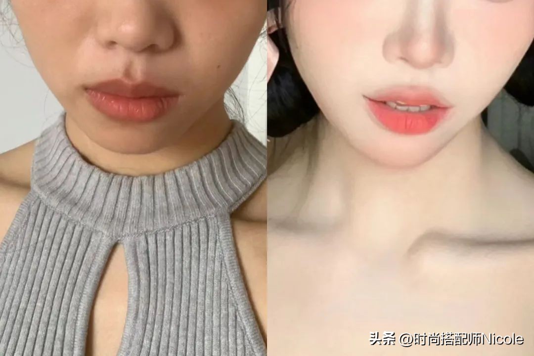 为什么现在很多女生不化妆只涂口红？看了她们化的妆，我懂了(图22)