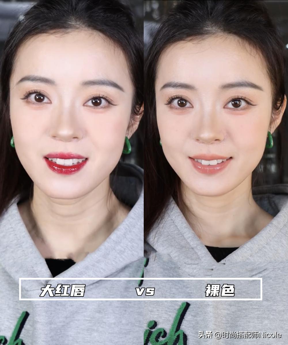 为什么现在很多女生不化妆只涂口红？看了她们化的妆，我懂了(图6)
