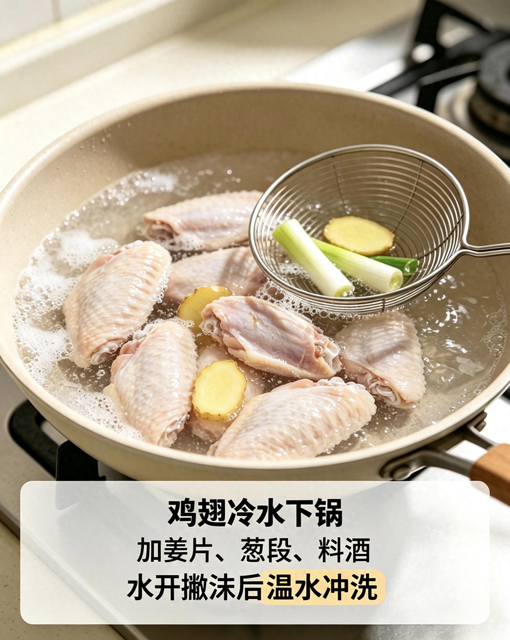 可乐鸡翅不糊不苦的秘诀！零失败超入味