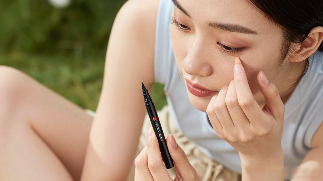 新手必备：名创优品防水眼线液笔评测，持久不晕染！
