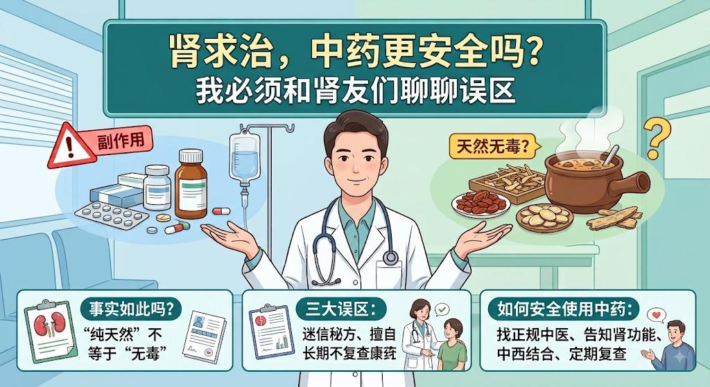 西药伤肾，中药绝对安全？必须和肾友们聊聊这些误区