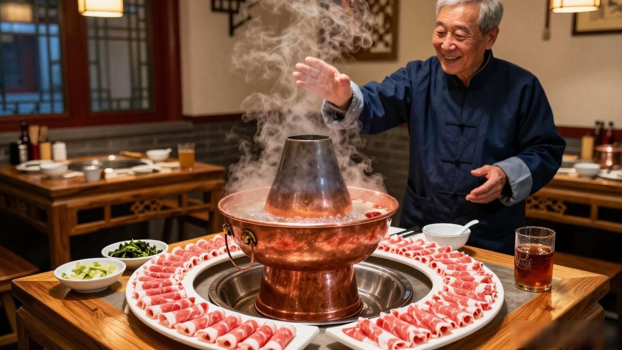 闪现北京！打卡正宗铜锅涮肉，这滋味绝了(图1)