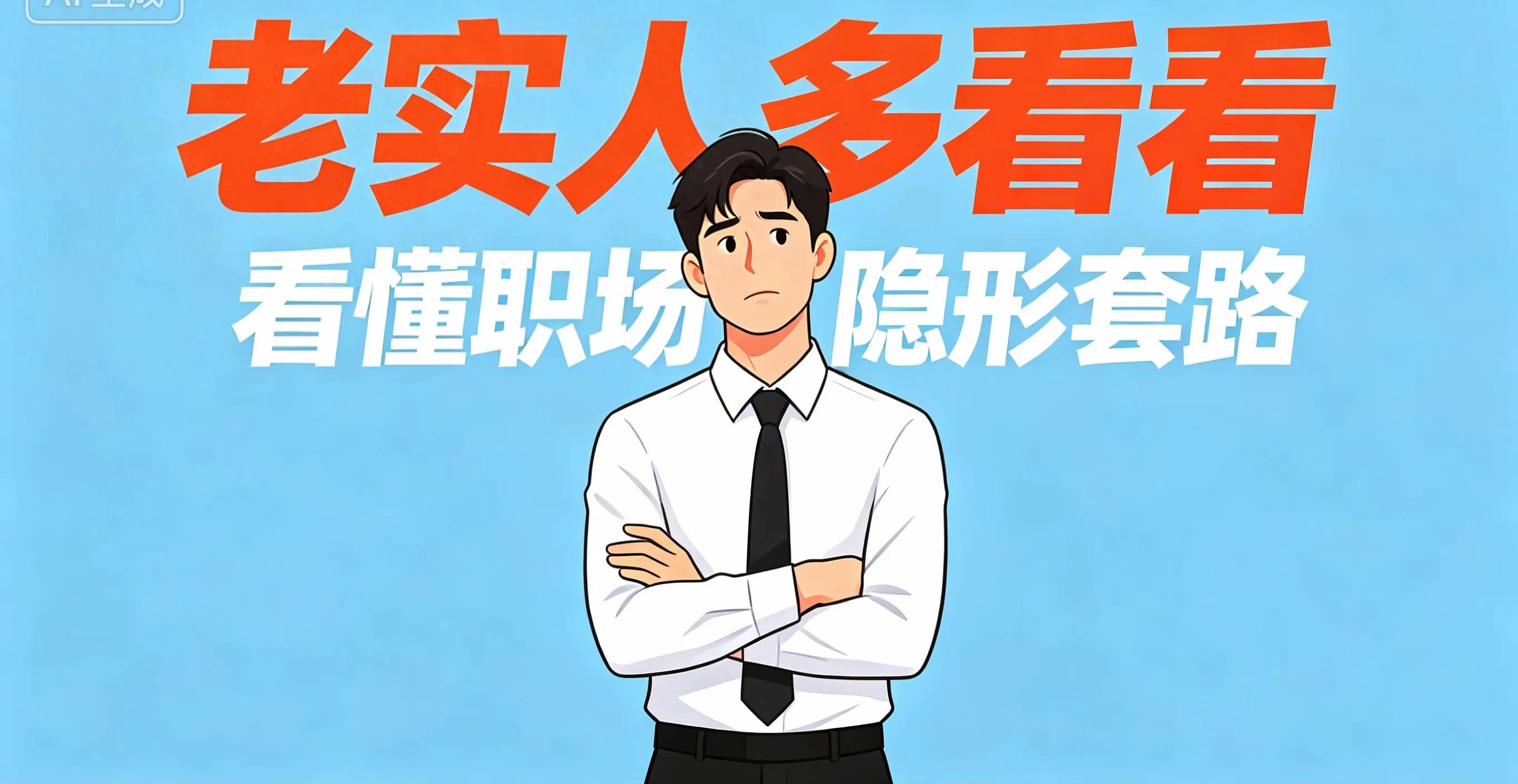 不教你耍心眼，只想说说职场里那些看不见的门道