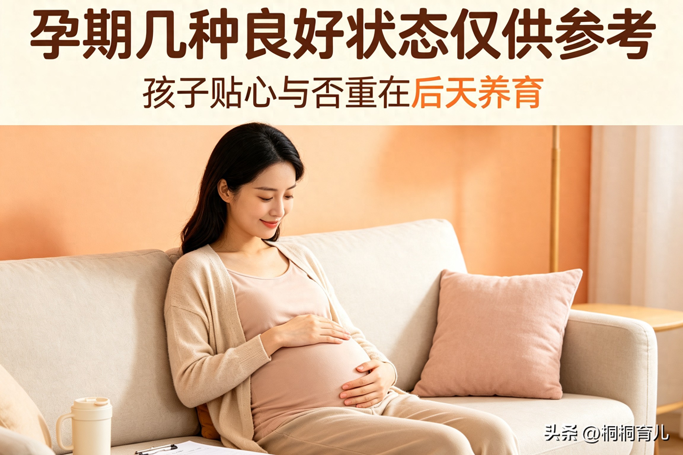 孕期几种良好状态仅供参考，孩子贴心与否重在后天养育