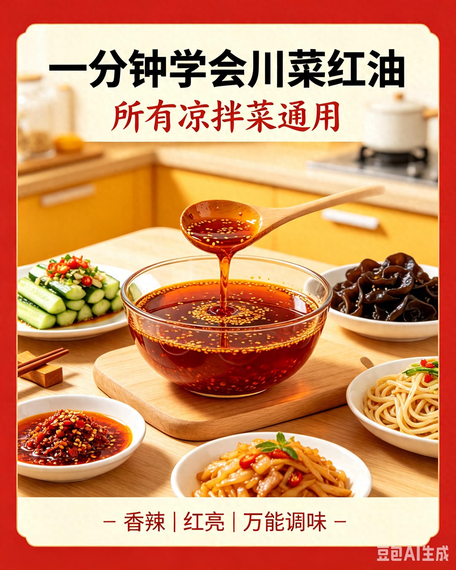 一分钟学会川菜红油，所有凉拌菜通用(图1)