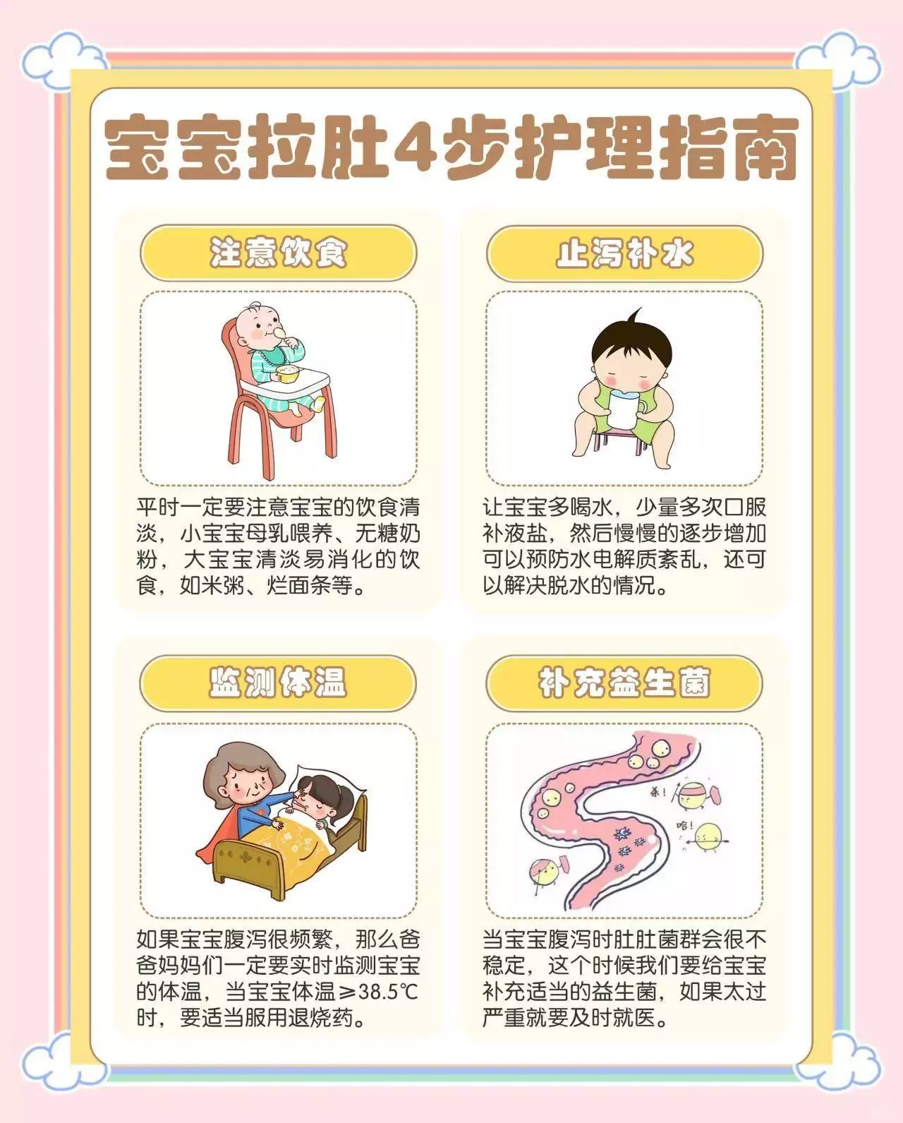 宝宝腹泻别慌！新手妈妈护理指南请收好