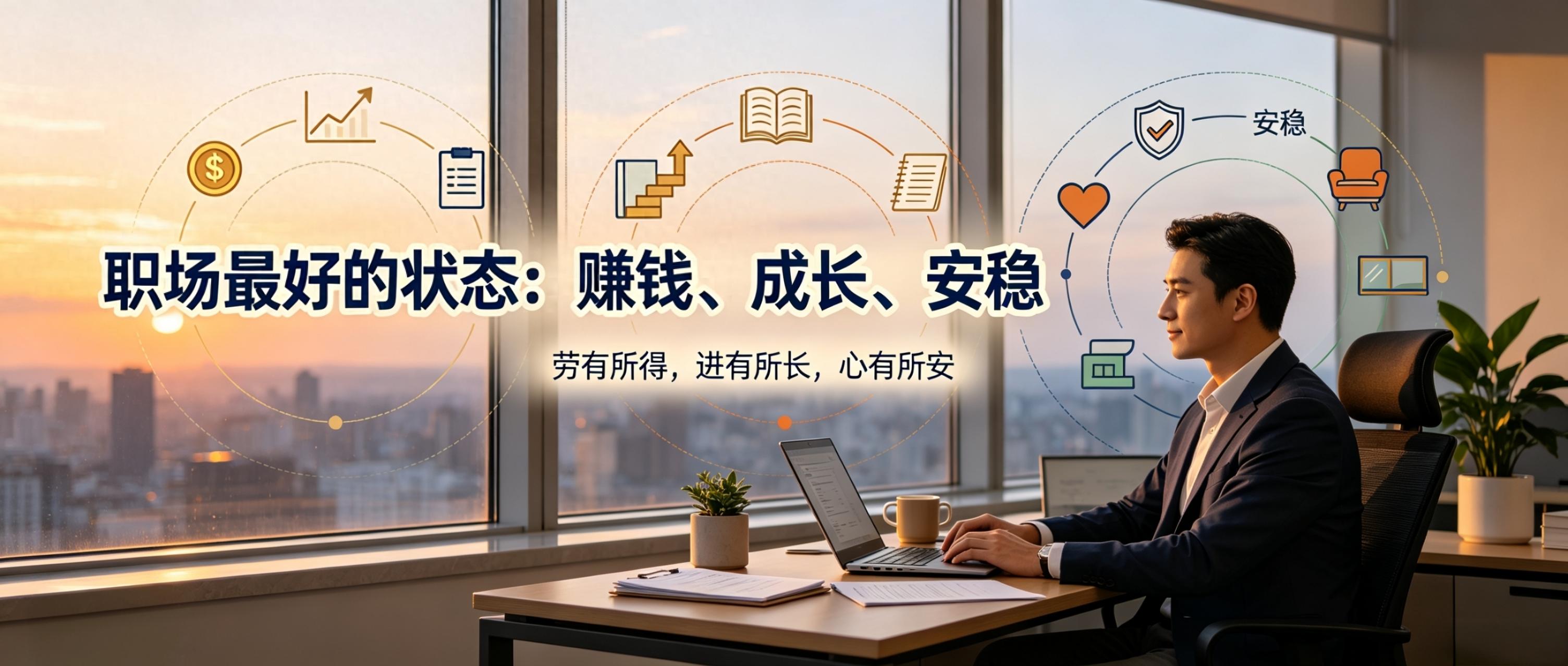 职场最好的状态：赚钱、成长、安稳