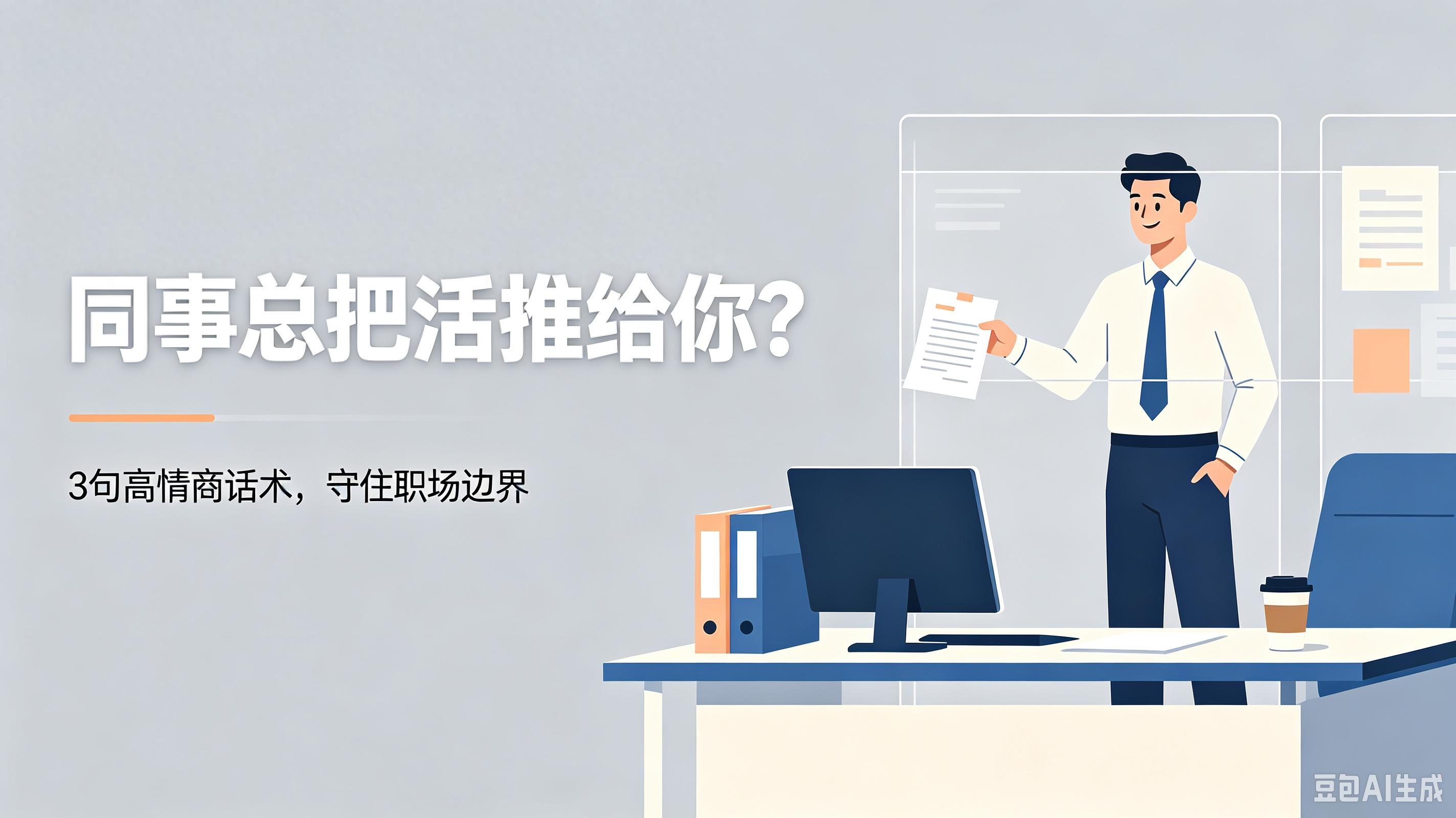 同事频繁甩活？记住这3句拒绝金句，守住边界，没人敢欺负你(图1)