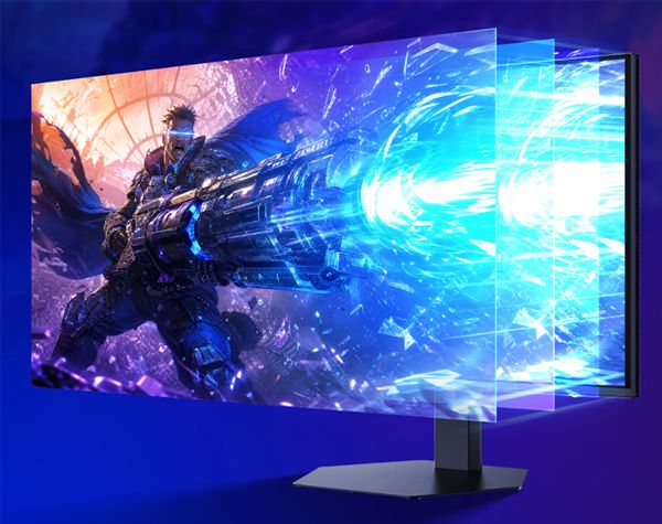 QDOLED高刷来袭！雷神新款27寸显示器到手3499元：2K 360Hz屏(图2)