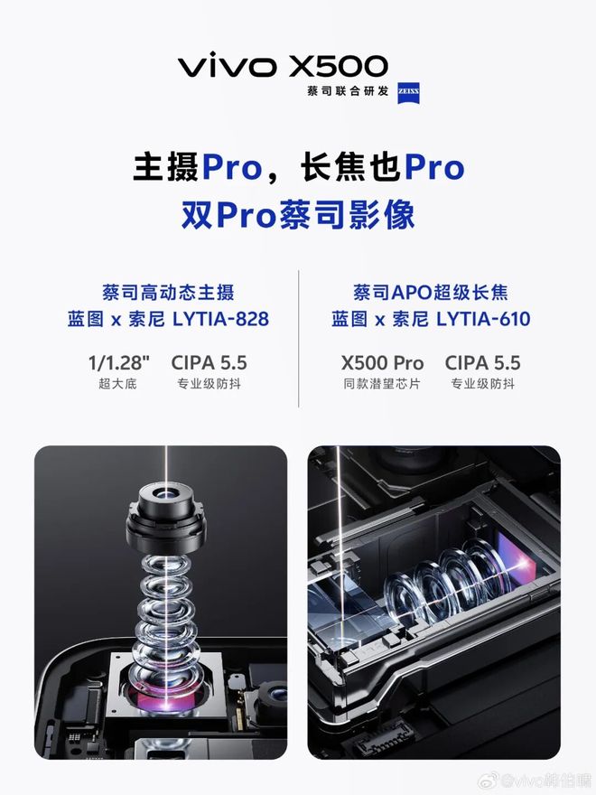 vivo X500系列流畅程度再提升，标准版影像大升级(图1)