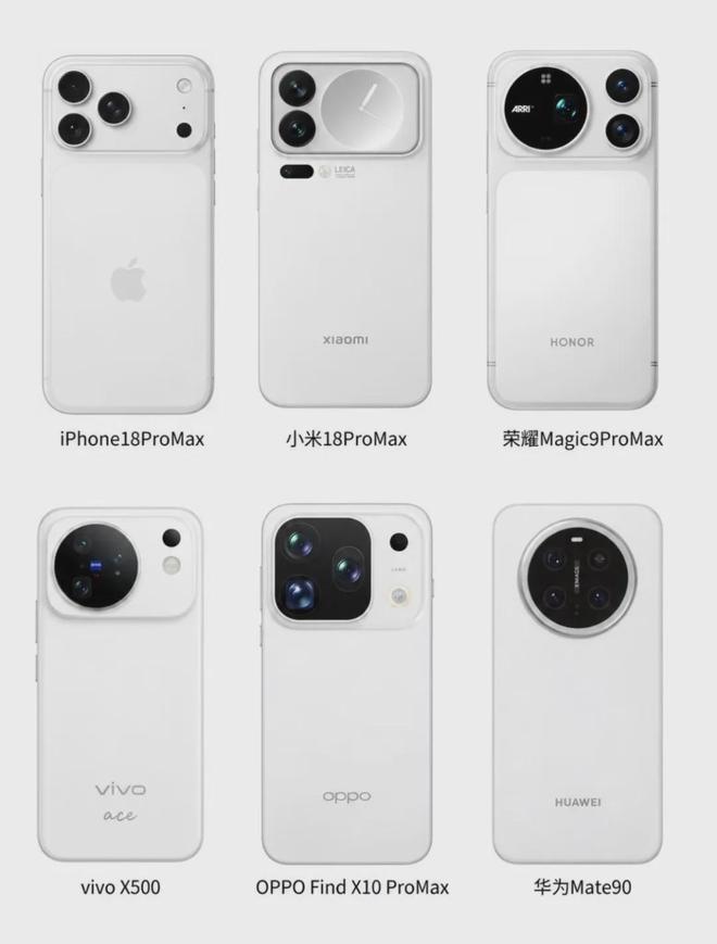 六大Pro Max同台对拼：苹果A20 Pro遭华为小米荣耀围剿，价格彻底乱了！(图5)