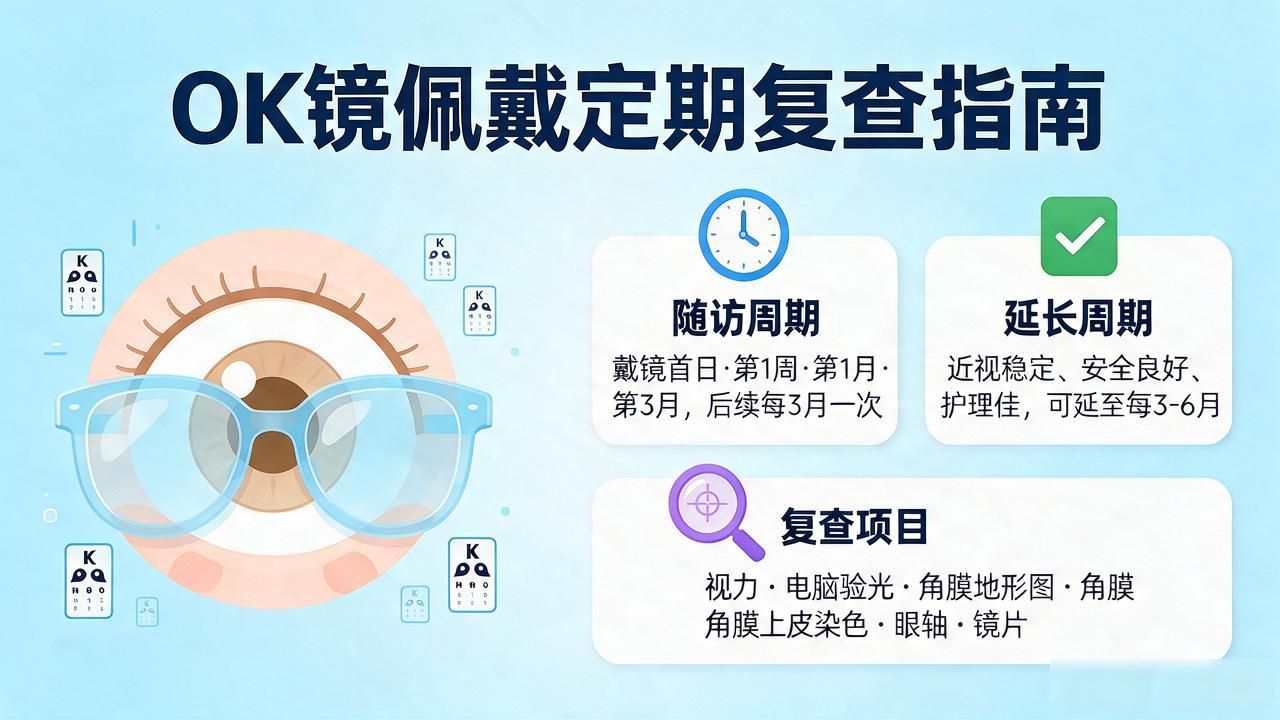 孩子佩戴OK镜需要注意什么？