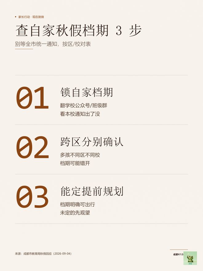 成都秋假不全市统一：双流定了新都还在等，家长现在该查什么(图2)