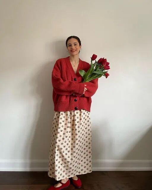 金秋最流行的鞋子,“红色”更时髦!(图49)