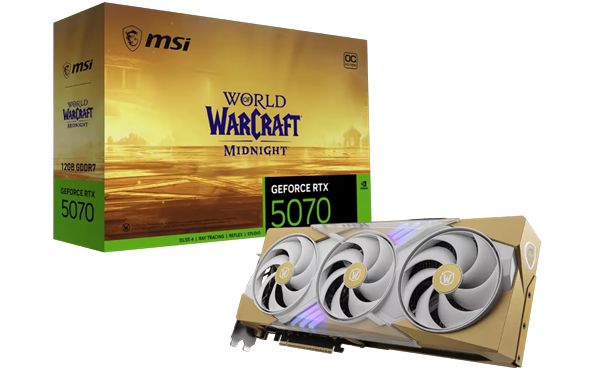抽奖送“魔兽”显卡！微星RTX 5070联名款+旗舰耳机大放送：总价超6000元(图2)