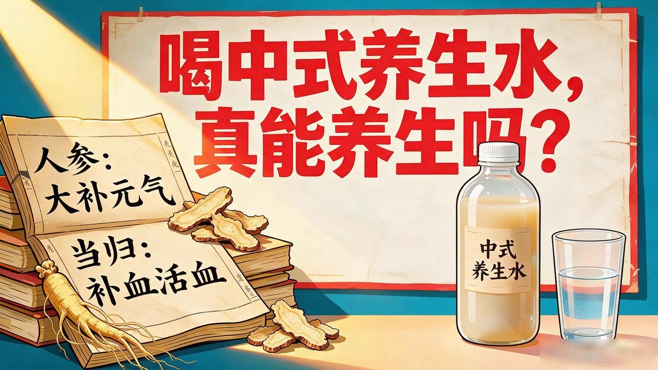 喝中式养生水，真能养生吗？