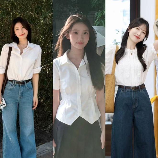 女人不管三十还是四十，衣服都可以多穿白色，清爽百搭又减龄(图2)