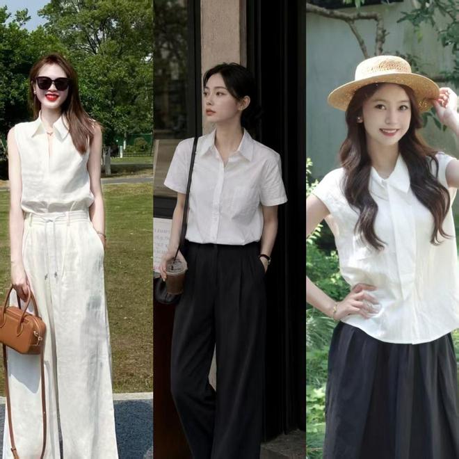 女人不管三十还是四十，衣服都可以多穿白色，清爽百搭又减龄(图5)
