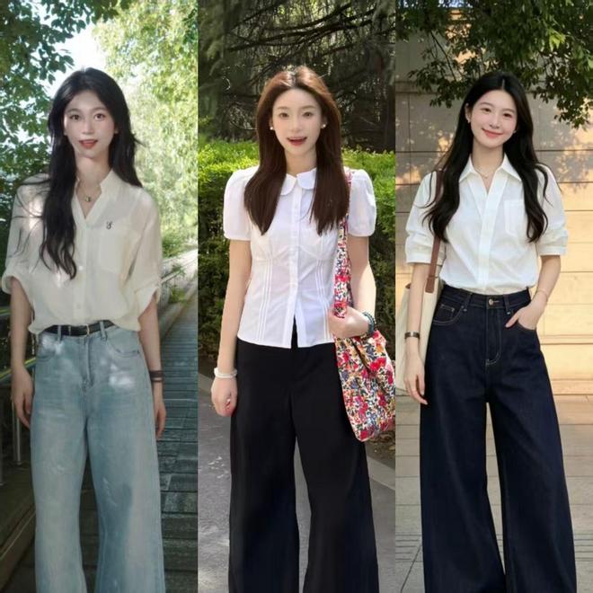 女人不管三十还是四十，衣服都可以多穿白色，清爽百搭又减龄(图6)