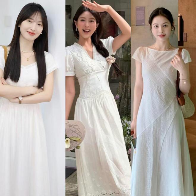 女人不管三十还是四十，衣服都可以多穿白色，清爽百搭又减龄(图9)