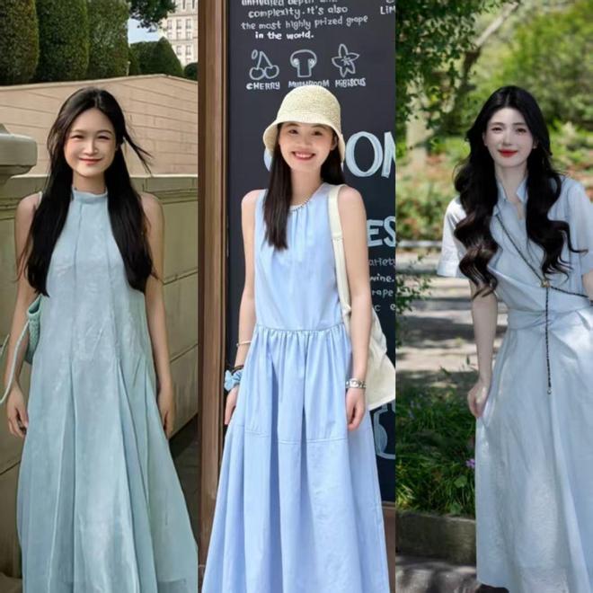 衣服别总是只穿黑色,看看这几款蓝色单品,清爽高级不过时(图3)