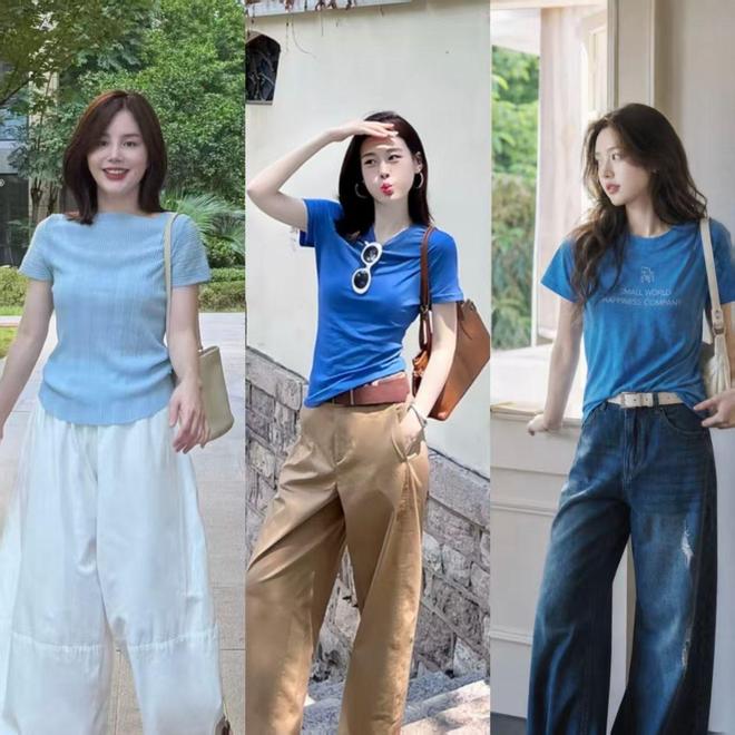 衣服别总是只穿黑色,看看这几款蓝色单品,清爽高级不过时(图4)