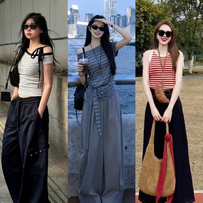 女人不管多大，都可以看看这些“条纹T恤”，非常减龄又简约(图9)
