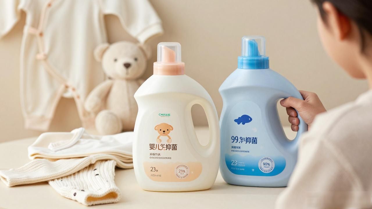 婴儿洗衣液和普通洗衣液有何区别？宝宝用怎么选更安全(图1)