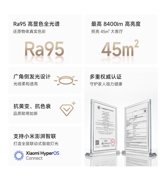 小米开启米家吸顶灯C系列众筹：提供客厅/卧室双版本，269元起(图2)