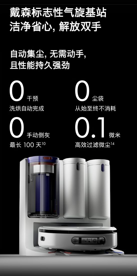 戴森旗下R3 AI扫拖机器人上架，6999元(图5)
