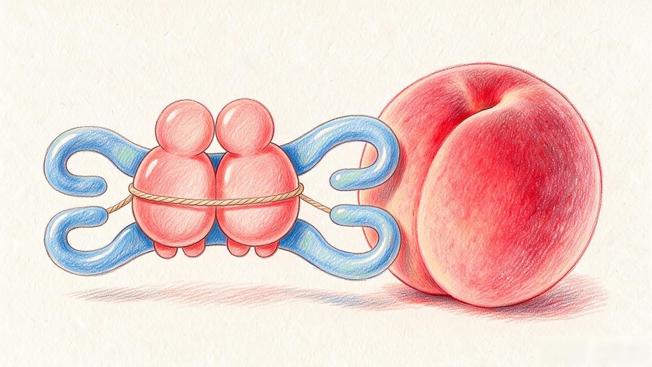 红肉桃为啥“好看不好吃”？科学家破解其中奥秘