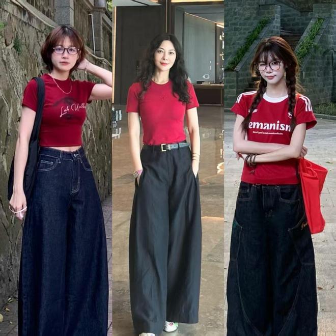 真正会打扮的女人不会总穿黑色，看看这些红色系穿搭，养眼又高级(图2)