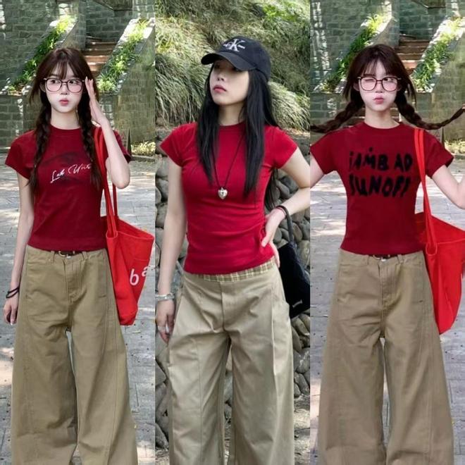 真正会打扮的女人不会总穿黑色，看看这些红色系穿搭，养眼又高级(图8)