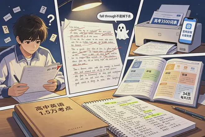 高三英语基础差，以为提高无望，直到看到了这个提分方案